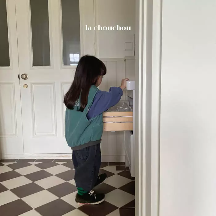 La Chouchou - Korean Children Fashion - #stylishchildhood - work Vest - 6