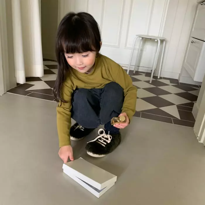 La Chouchou - Korean Children Fashion - #todddlerfashion - Half Turtleneck Tee - 2