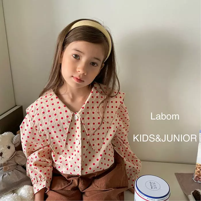Labom - Korean Children Fashion - #childrensboutique - Bibi Dot Blouse