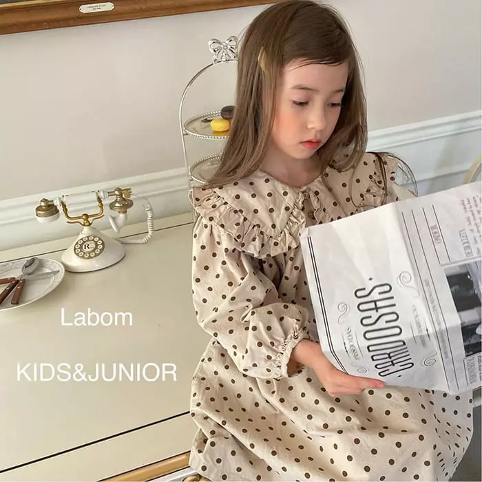 Labom - Korean Children Fashion - #designkidswear - Nana Dot One-piece - 3
