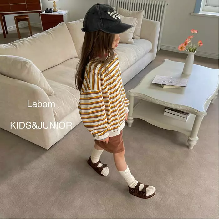 Labom - Korean Children Fashion - #designkidswear - Leo Stripes Sweatshirt - 6