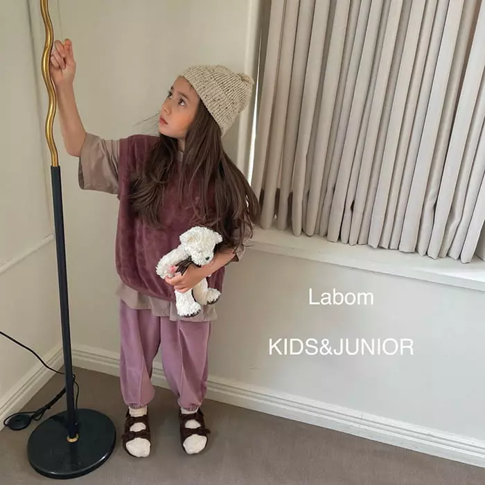 Labom - Korean Children Fashion - #designkidswear - Pound Veloure Pants - 2
