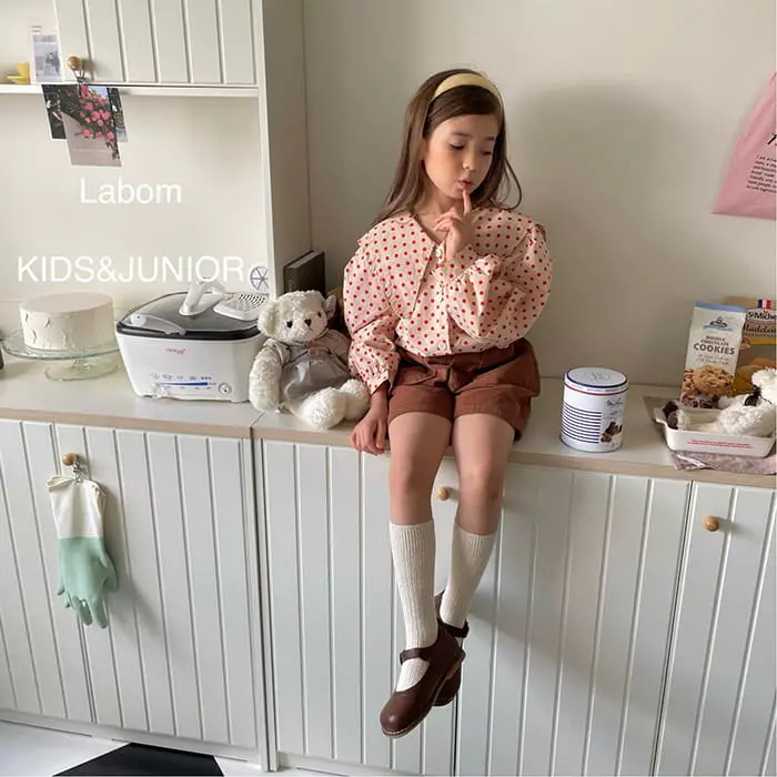 Labom - Korean Children Fashion - #discoveringself - Bibi Dot Blouse - 3