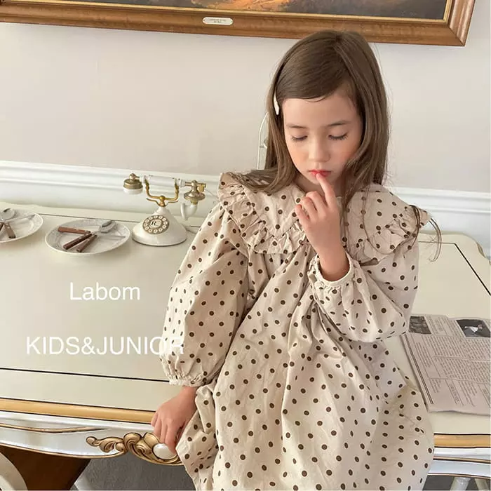 Labom - Korean Children Fashion - #fashionkids - Nana Dot One-piece - 5