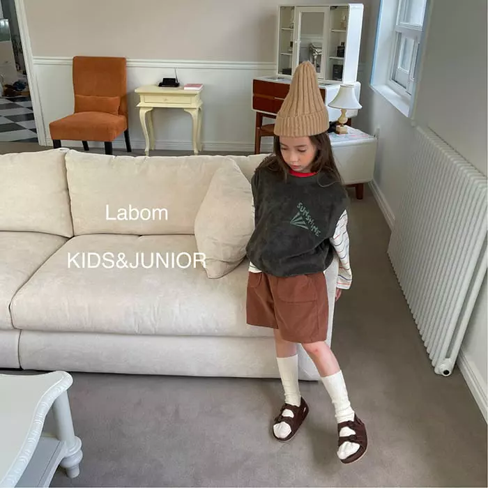 Labom - Korean Children Fashion - #fashionkids - Bunny Rib Shorts - 4