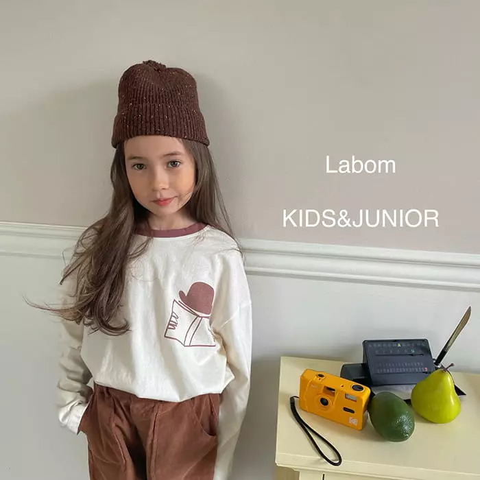 Labom - Korean Children Fashion - #kidsshorts - Book Paint Tee - 2