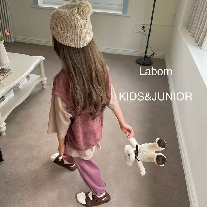 Labom - Korean Children Fashion - #kidsstore - Pound Veloure Pants - 6