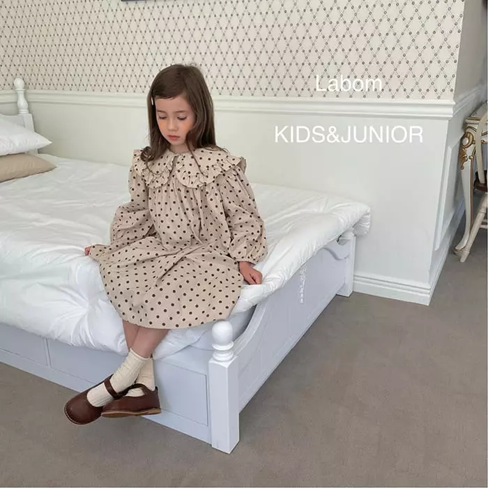 Labom - Korean Children Fashion - #kidzfashiontrend - Nana Dot One-piece - 8