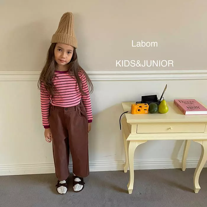 Labom - Korean Children Fashion - #kidzfashiontrend - Hello Rib Tee