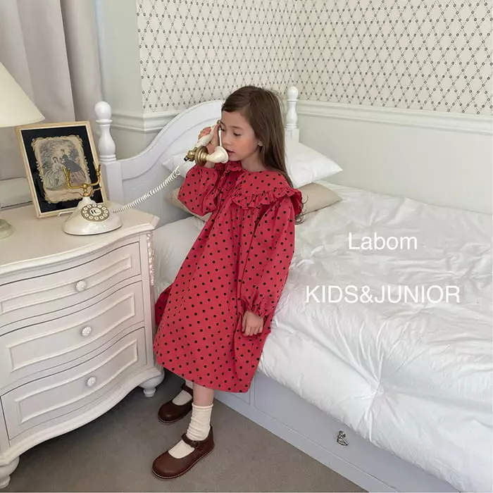 Labom - Korean Children Fashion - #magicofchildhood - Nana Dot One-piece - 11