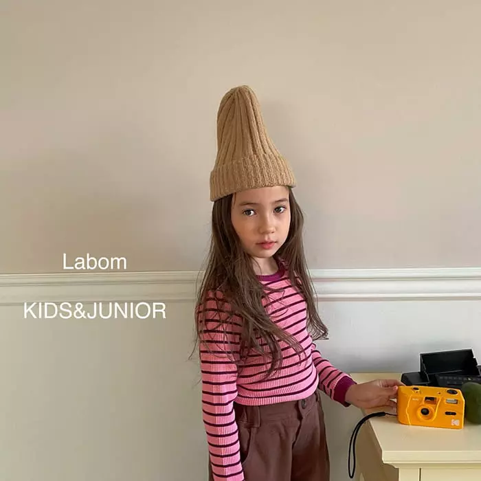 Labom - Korean Children Fashion - #minifashionista - Hello Rib Tee - 5