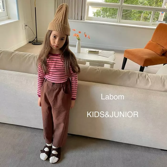 Labom - Korean Children Fashion - #todddlerfashion - Hello Rib Tee - 7
