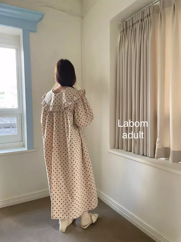 Labom - Korean Women Fashion - #shopsmall - Nana Dot One-piece Mom - 10