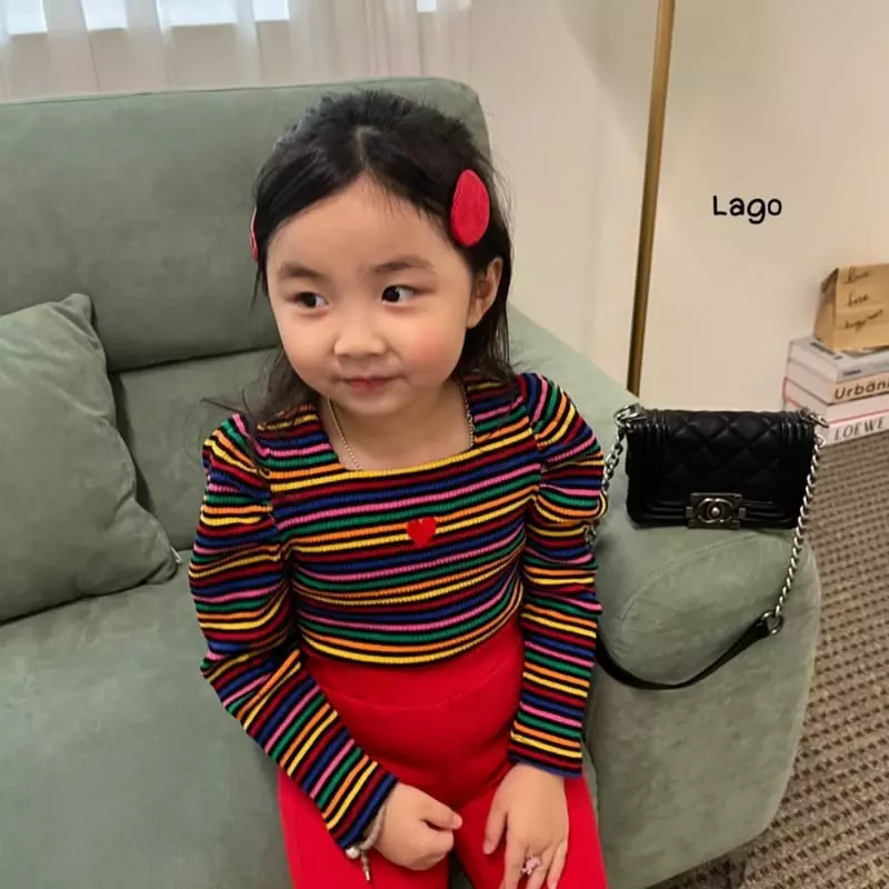 Lago - Korean Children Fashion - #Kfashion4kids - Misha Stripes Tee - 2