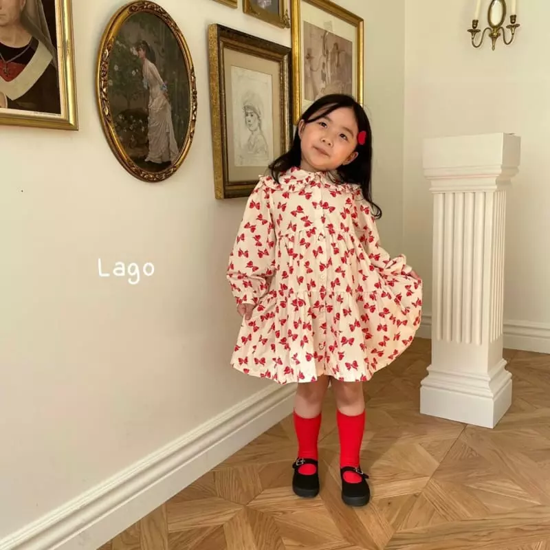 Lago - Korean Children Fashion - #Kfashion4kids - Ribbon One-piece - 9