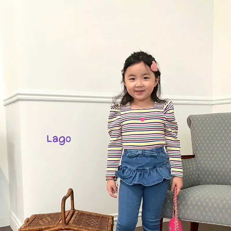 Lago - Korean Children Fashion - #childofig - Misha Stripes Tee - 10