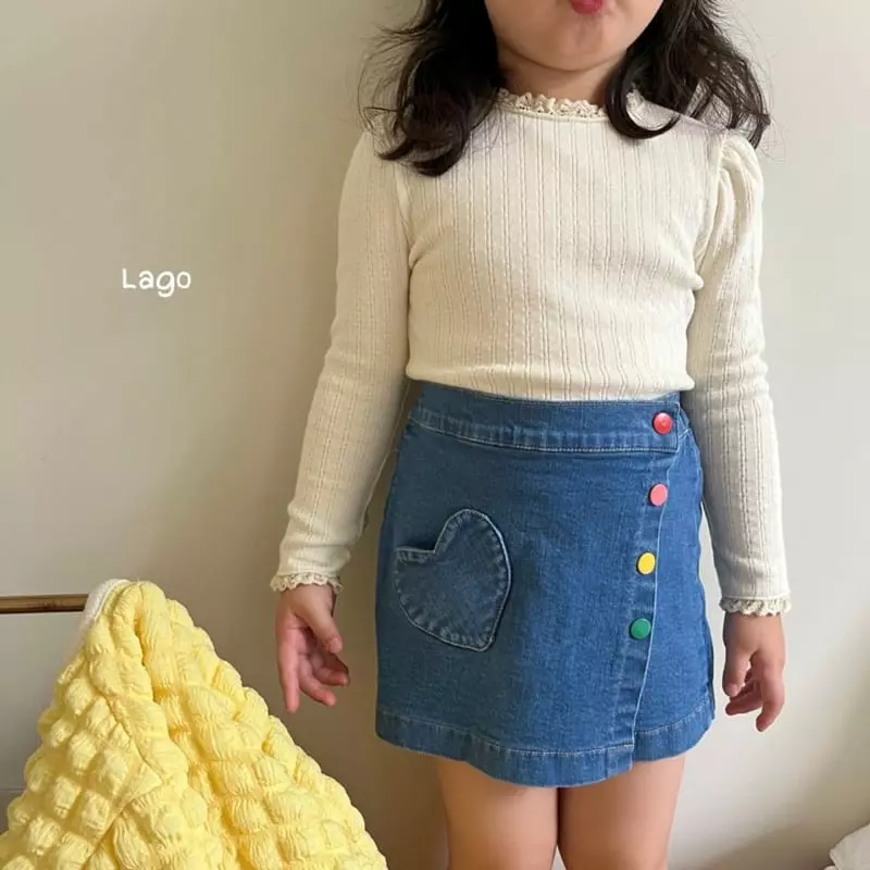 Lago - Korean Children Fashion - #childofig - Sugar Lace Tee - 9