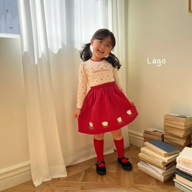 Lago - Korean Children Fashion - #childofig - Sweet Flower Tee - 8
