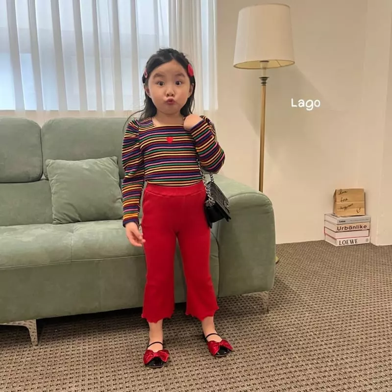Lago - Korean Children Fashion - #childofig - Elly Rib Pnats - 8