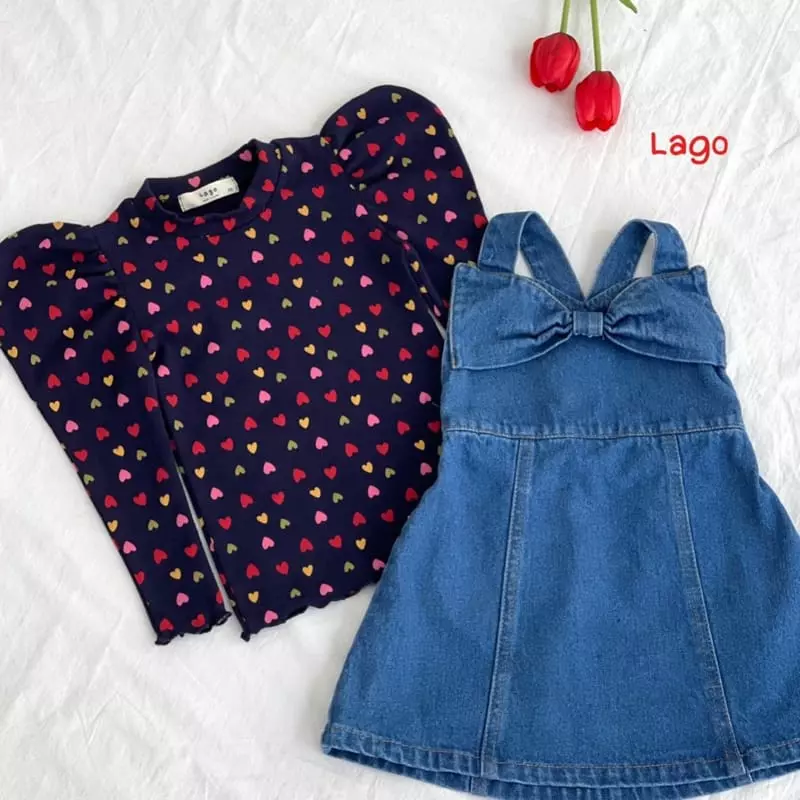 Lago - Korean Children Fashion - #childrensboutique - Mickey Heart Tee - 12