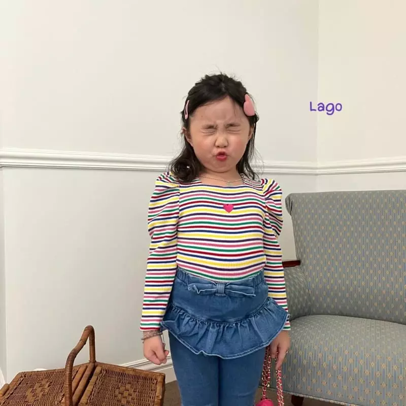 Lago - Korean Children Fashion - #childrensboutique - Misha Stripes Tee - 11