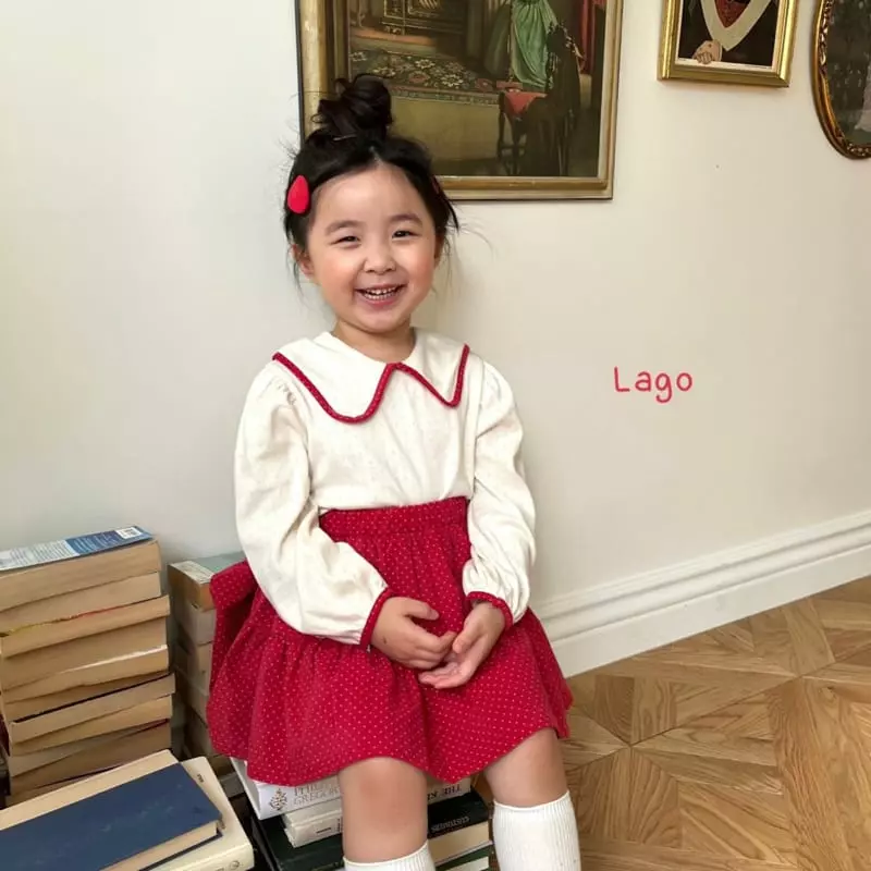 Lago - Korean Children Fashion - #childrensboutique - Roa Eyelet Tee - 7