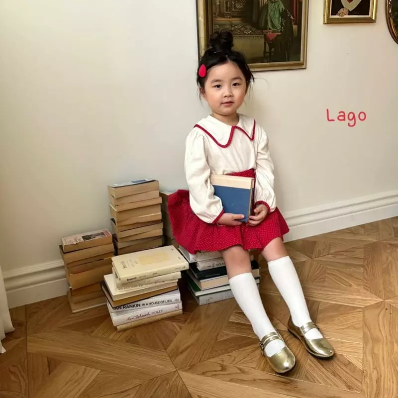 Lago - Korean Children Fashion - #childrensboutique - Dot Rib Cancan Skirt - 5