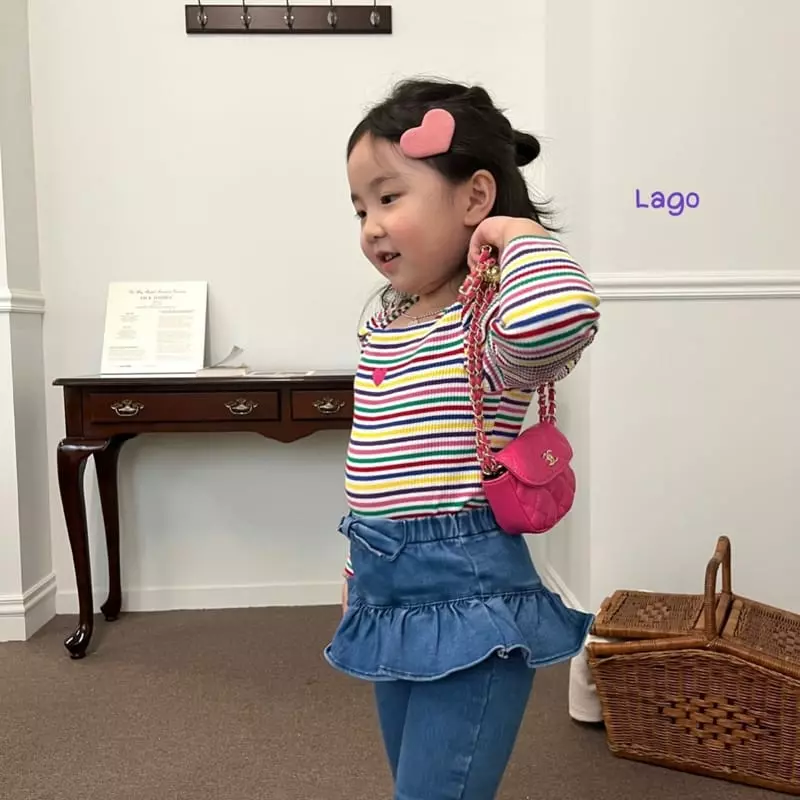 Lago - Korean Children Fashion - #designkidswear - Misha Stripes Tee - 12