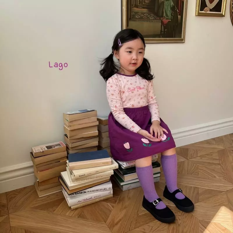 Lago - Korean Children Fashion - #designkidswear - Sweet Flower Tee - 10