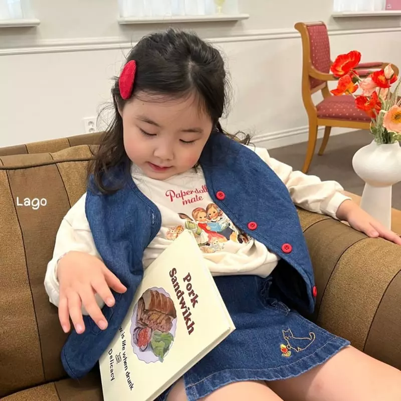 Lago - Korean Children Fashion - #designkidswear - Paper Sweatshirt - 5