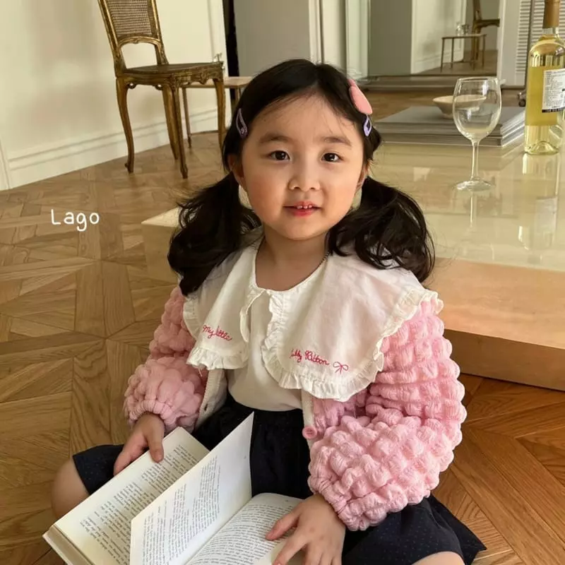 Lago - Korean Children Fashion - #designkidswear - Bubble Bonding Cardigan