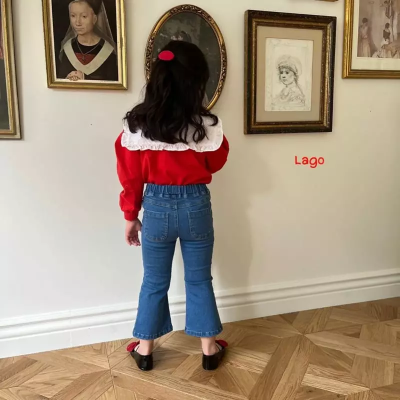 Lago - Korean Children Fashion - #discoveringself - Bien Embroidery Pants - 2