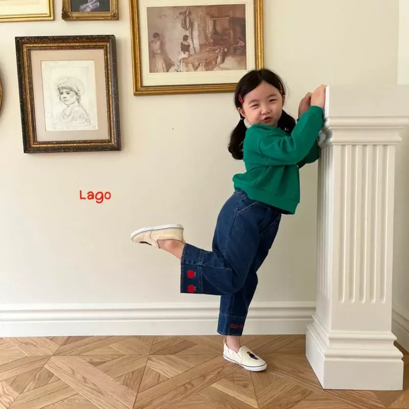 Lago - Korean Children Fashion - #discoveringself - Apple Wide Pants