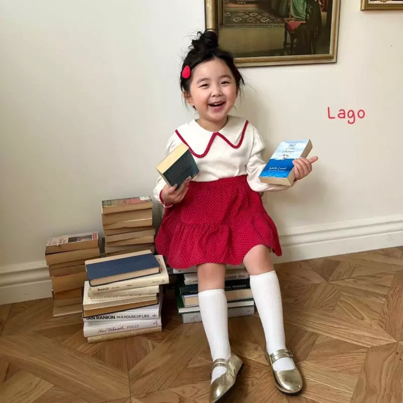 Lago - Korean Children Fashion - #discoveringself - Dot Rib Cancan Skirt - 7