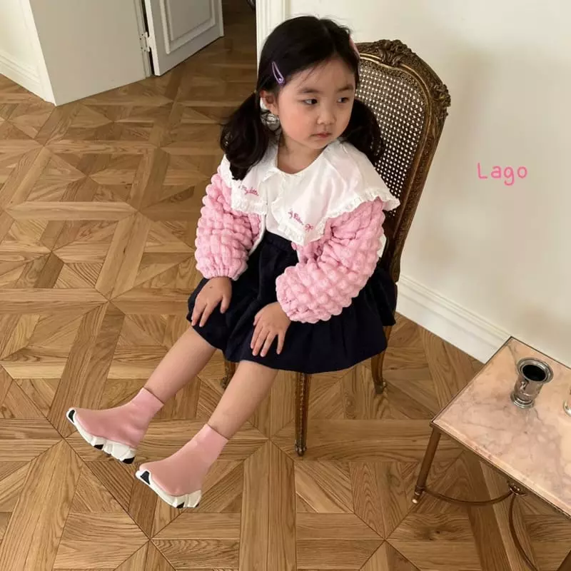 Lago - Korean Children Fashion - #discoveringself - Bubble Bonding Cardigan - 2