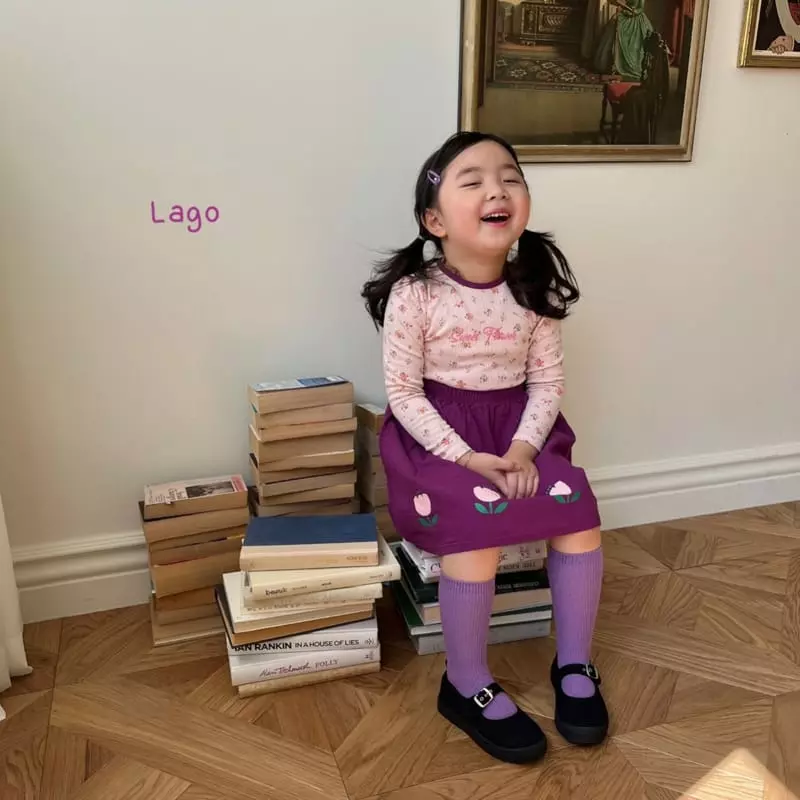 Lago - Korean Children Fashion - #fashionkids - Sweet Flower Tee - 12