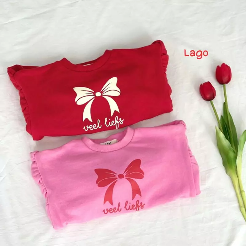 Lago - Korean Children Fashion - #fashionkids - Ribbon String Sweatshirt - 8