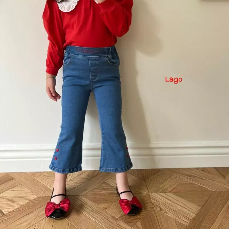 Lago - Korean Children Fashion - #fashionkids - Bien Embroidery Pants - 3