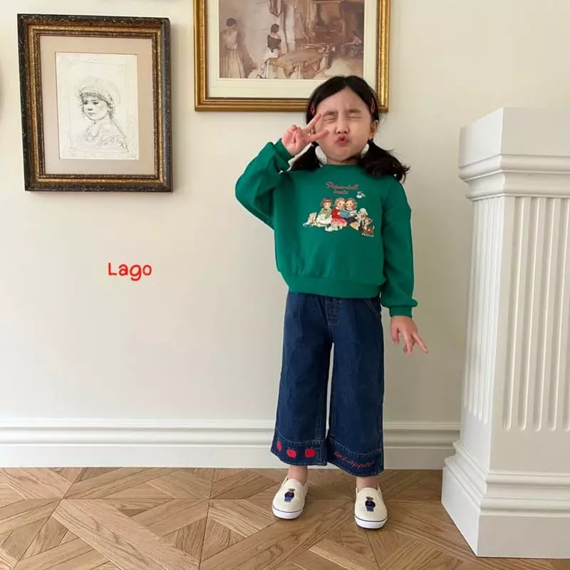 Lago - Korean Children Fashion - #fashionkids - Apple Wide Pants - 2