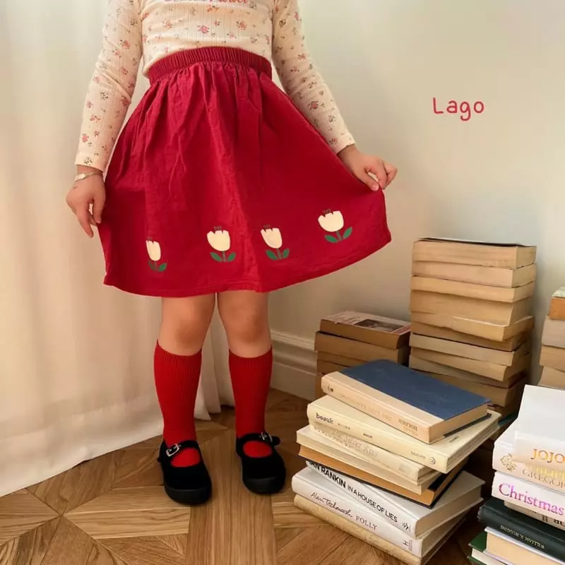 Lago - Korean Children Fashion - #fashionkids - Shelly Skirt - 7