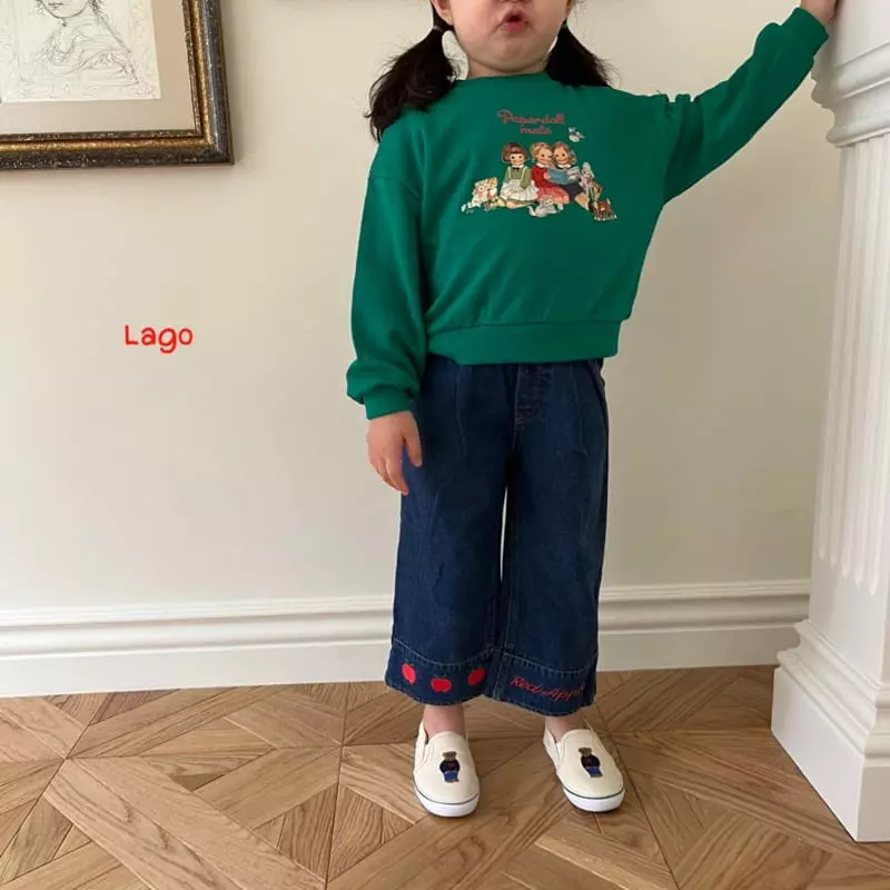 Lago - Korean Children Fashion - #kidsshorts - Apple Wide Pants - 3
