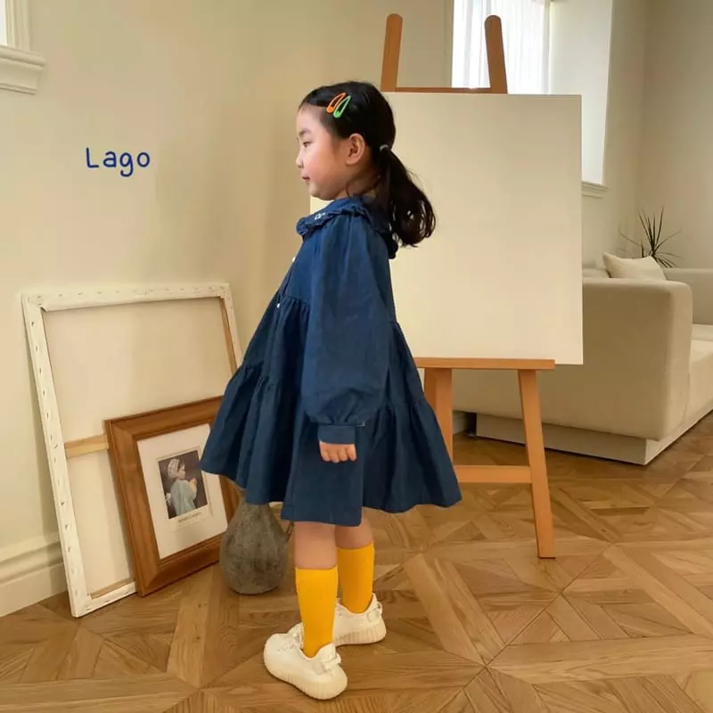 Lago - Korean Children Fashion - #kidsshorts - Ribbon One-piece - 6