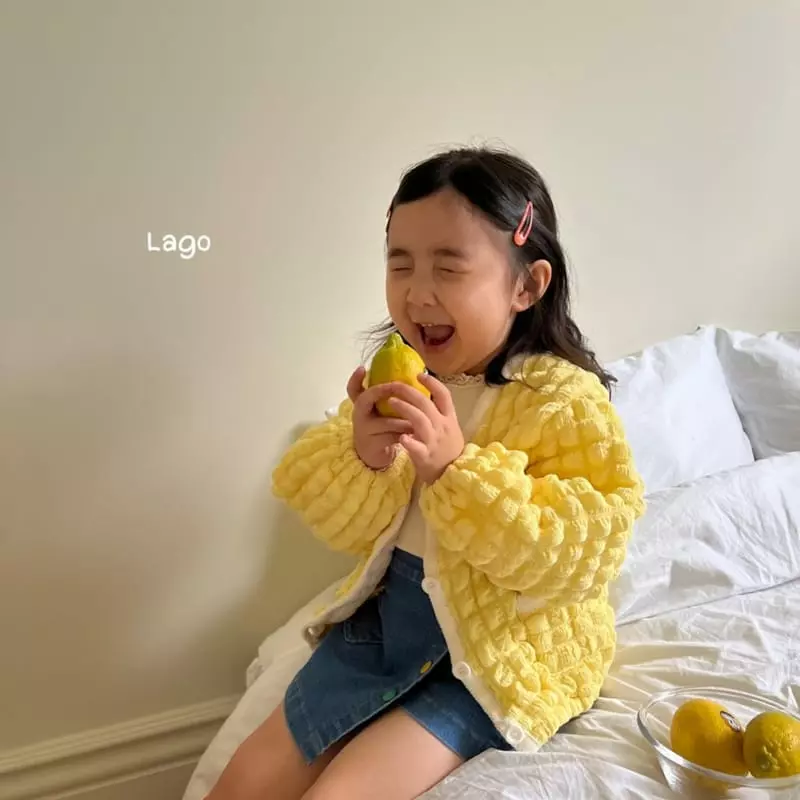 Lago - Korean Children Fashion - #fashionkids - Bubble Bonding Cardigan - 4