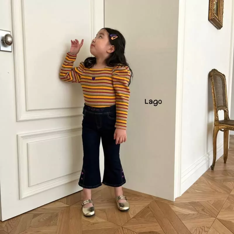 Lago - Korean Children Fashion - #kidzfashiontrend - Bien Embroidery Pants - 6