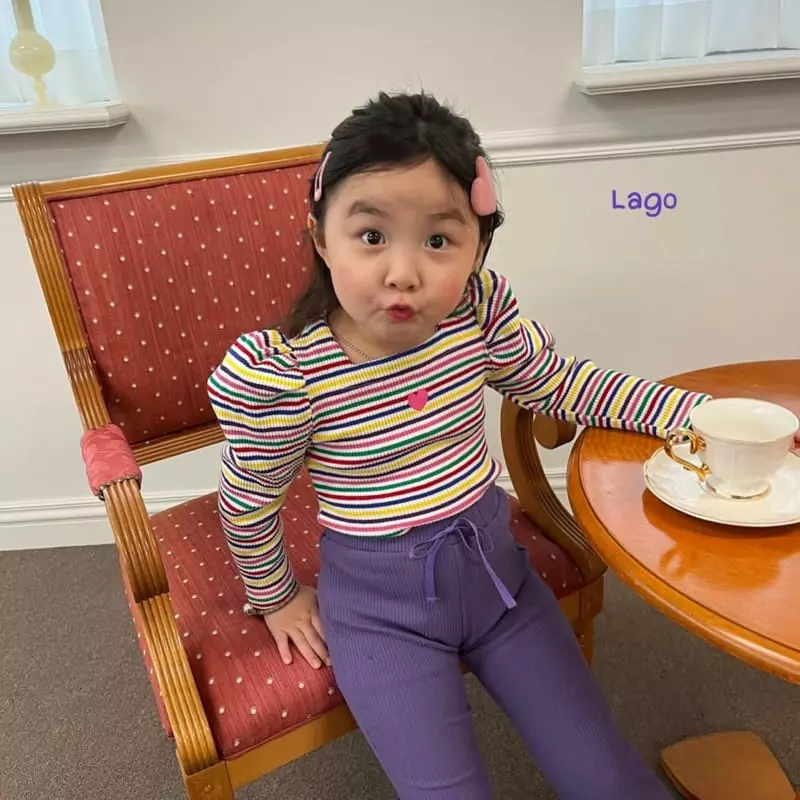 Lago - Korean Children Fashion - #littlefashionista - Elly Rib Pnats - 3