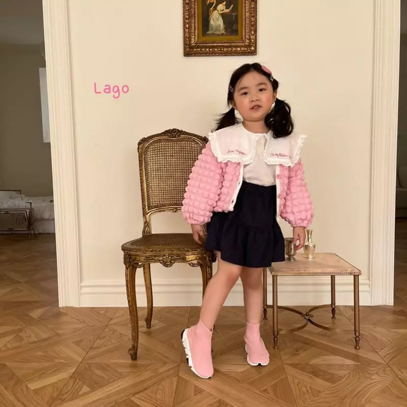 Lago - Korean Children Fashion - #littlefashionista - Bubble Bonding Cardigan - 8