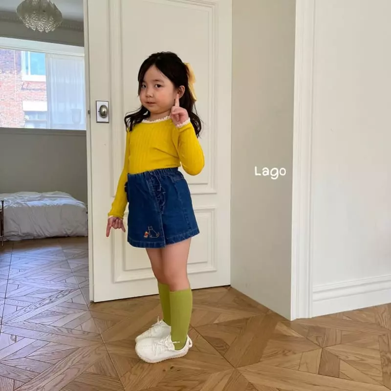 Lago - Korean Children Fashion - #magicofchildhood - Sugar Lace Tee - 3