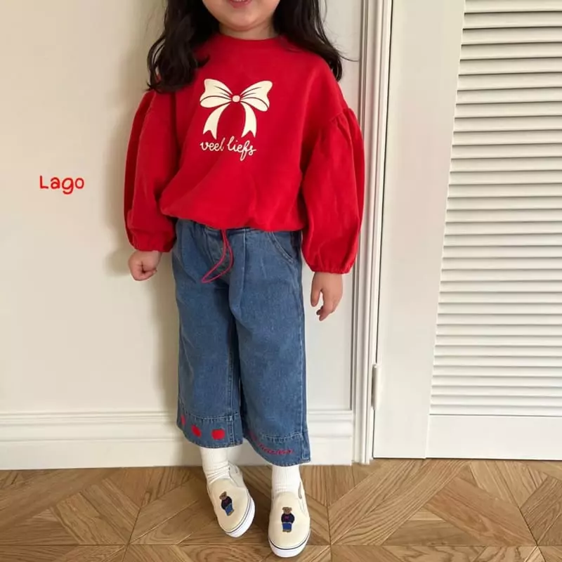 Lago - Korean Children Fashion - #magicofchildhood - Apple Wide Pants - 8