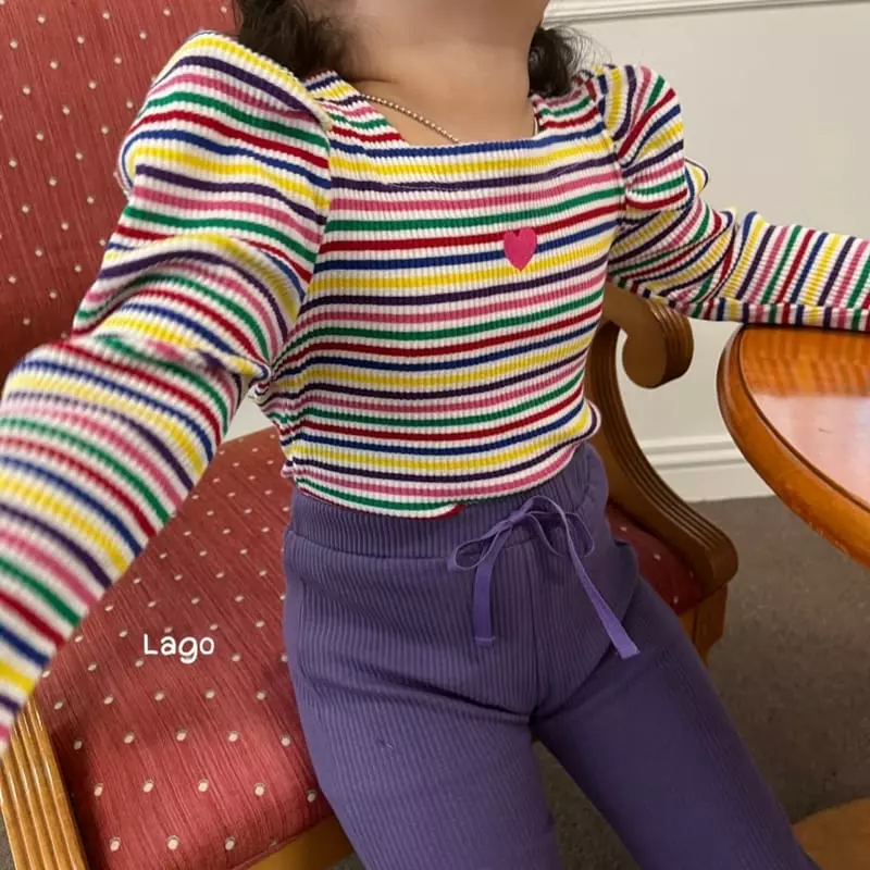 Lago - Korean Children Fashion - #littlefashionista - Elly Rib Pnats - 4