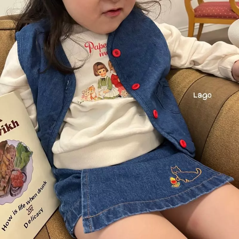 Lago - Korean Children Fashion - #magicofchildhood - Rosa Kitty Pants - 2